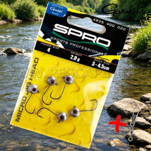 Kit Anzuelos Jighead Gamakatsu Micro — Jig Anzuelo 2.0g Hooks #4 | 5 pcs