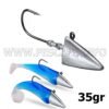 Jig Head Anzuelo cabeza de Plomo 35gr para Cabrilla (1 und)