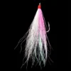 Kit señuelos Barba de chivo para corvinas + anzuelo | Pink/White 5 pcs - Imagen 2