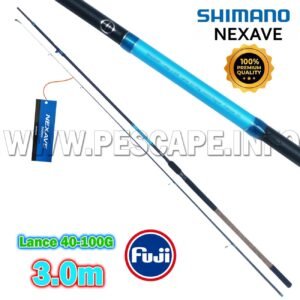 CAÑA SHIMANO NEXAVE SEABASS SPINNING 3.0M Lance 40-100G Fuji