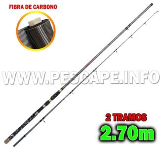 Caña de Pescar BADEJO® Fibra de carbono 2.70m Toray camuflado Black Spinning 15kg