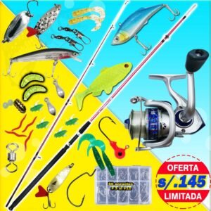 Combo de pesca + accesorios Full 1