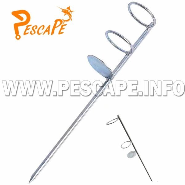 Fierro porta caña Galvanizado Soporte Surfcasting