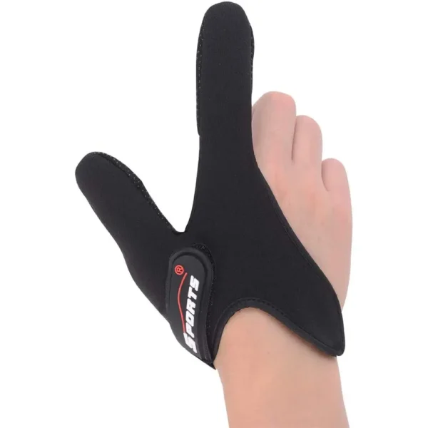 Guantes para pescar antideslizante | Negro (2 dedos) Para Pesca - Imagen 5