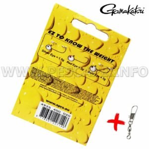 Kit Anzuelos Jighead Gamakatsu Micro — Jig Anzuelo 2.0g Hooks #4 | 5 pcs