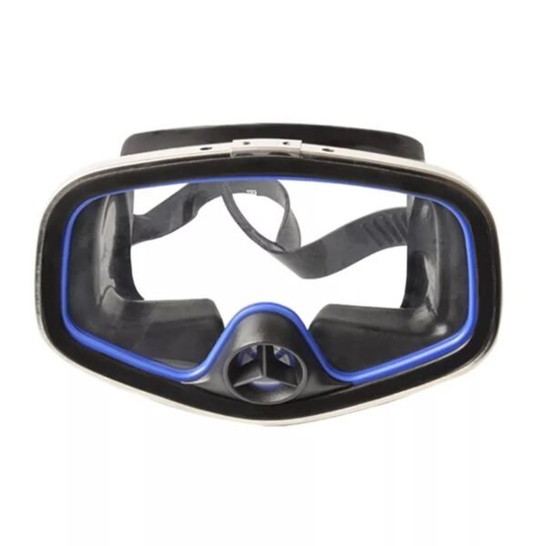 Máscara de buceo con válvula vidrio templado HD + acero inoxidable + Silicona