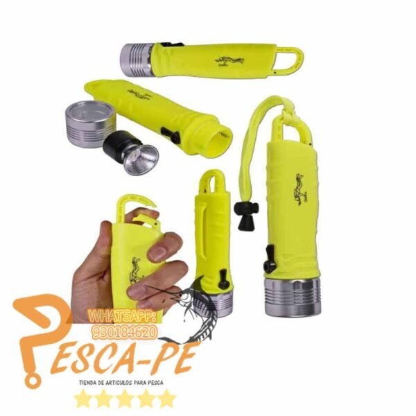 LINTERNA ACUATICA CON CLIP BUZO BUCEO BU17
