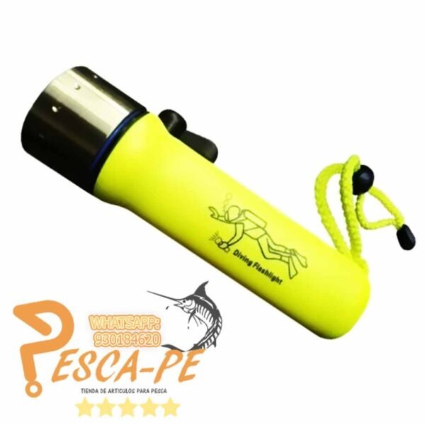 LINTERNA ACUATICA NE-Q5 CREE 120 LUMENES BU16