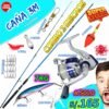 MEGACOMBO CAÑA DE PESCAR X-FISH BLUE 3M CAÑA 2 CUERPOS CARRETE SL-5000 serpentKILLER