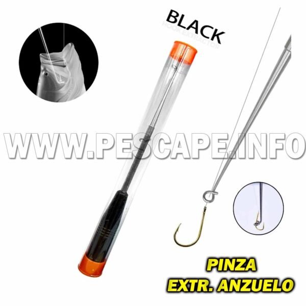 Pinza Extractor de anzuelo Metal Acero inoxidable | Black IND. PACK