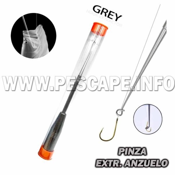 Pinza Extractor de anzuelo Metal Acero inoxidable | Gray IND. PACK