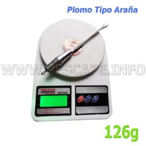 Plomo De Pesca Tipo AraÑA Para Ramplin Corvinas 126G (1 und)