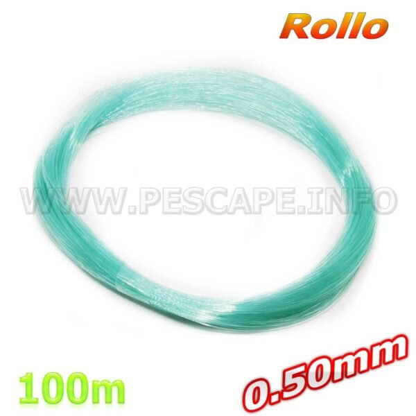 Rollo de Monofilamento 0.50mm Nylon para pesca - 100m