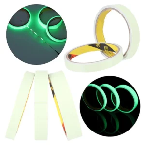 Cinta luminosa verde autoadhesiva 3m para cañas fluorescente