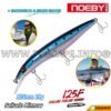Señuelo NOEBY Minnow System 125mm/19g 3 anzuelos Para Pesca | Celeste azul Mod211