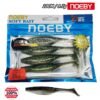 Señuelo Vinil Soft Lure NOEBY 10cm Green Cristal 9.7g