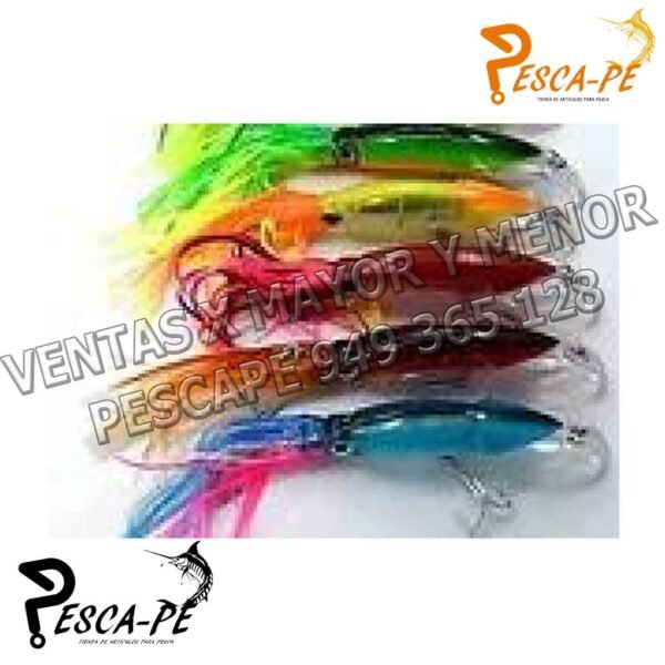 Señuelo calamar duro 23cm 40 de pesca