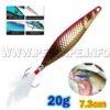 Señuelo de Pesca Jig Metal 3D Pesca Artificial 20g 7.3cm (1 und) Model 6