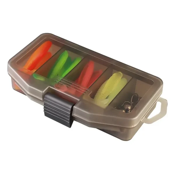 Juego de Vinilos de pesca con Plomo 33 piezas caja Resistente - Imagen 3