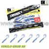 Kit Vinilo Corvinator Grub 106Mm 10.6Cm Para Pesca (Pack 6 Und) Blue Moon