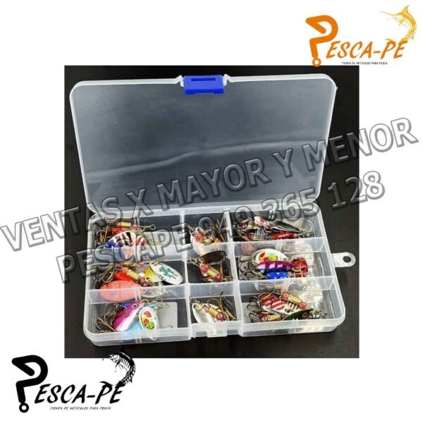 caja de mariposa de pesca （30 unidades）S021