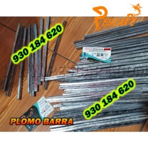 Plomo tipo barra para pesca 111g largo (1 und)