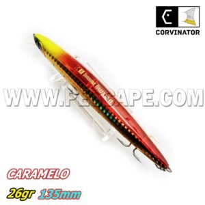 Señuelo CORVINATOR® SINKING INSHORE KILLER 135S / CARAMELO