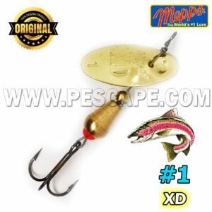 Mariposa Mepps Cucharilla XD 1 Spoon Gold