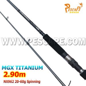 Caña MGX Titanium 2.90m NX962 20-60g Spinning Carbono TORAY Japonés