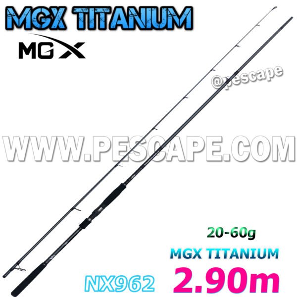 Caña MGX Titanium 2.90m NX962 20-60g Spinning Carbono TORAY Japonés