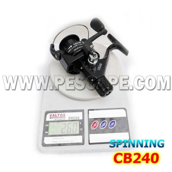 Carrete de Pesca Cobra Spinning Cobra CB240 Gear Ratio 5.1.1 Black - Imagen 2