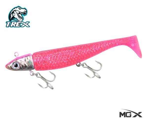Vinilo MGX Para lenguados Corvinas T-Rex 42g PINK - Imagen 3