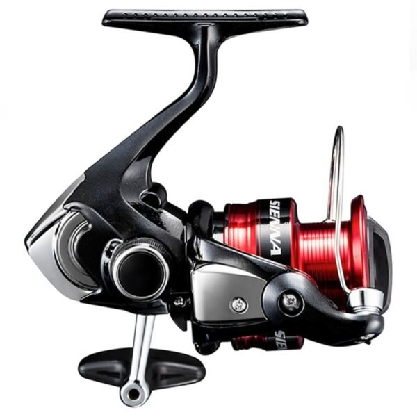 CARRETE SHIMANO SIENNA 4000 ALUMINIUM DRAG 8.5kg Red Black spinning - Imagen 4