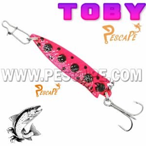 Cuchara Toby Spoon Lure Cucharilla para Trucha Efectivo 14g Rosado