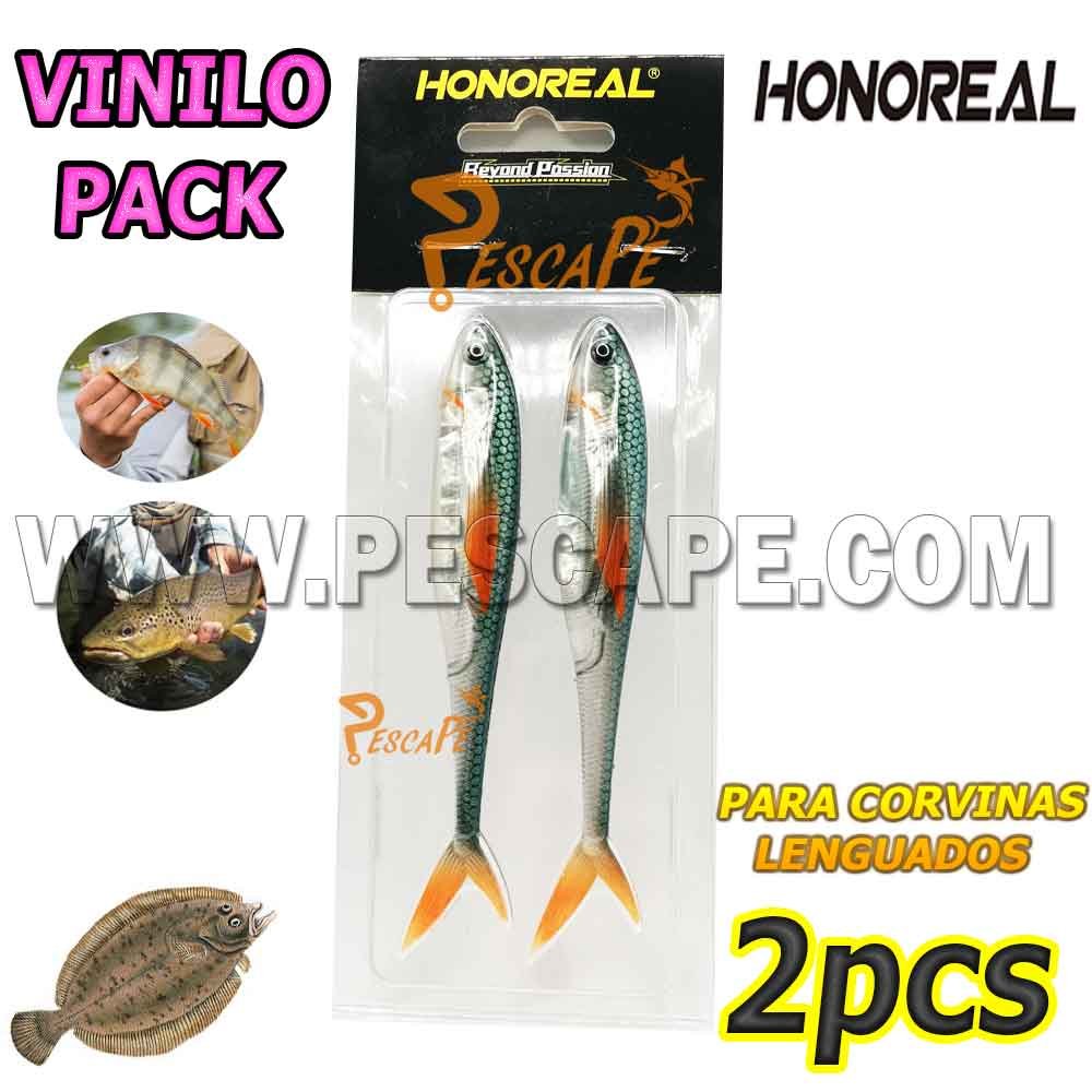 Vinilo de pesca ojos 3D súper realistas 12cm 9g señuelo Goma (2 pcs) color 1