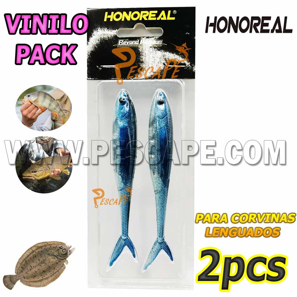 Vinilo de pesca ojos 3D súper realistas 12cm 9g señuelo Goma (2 pcs) color 4