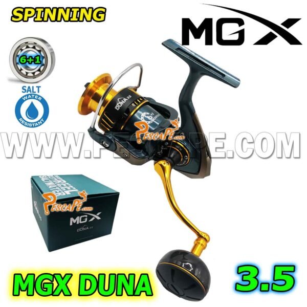 Carrete MGX Duna 3.5 Profesional Spinning Salt water 10KG | IND. PACK - Imagen 2