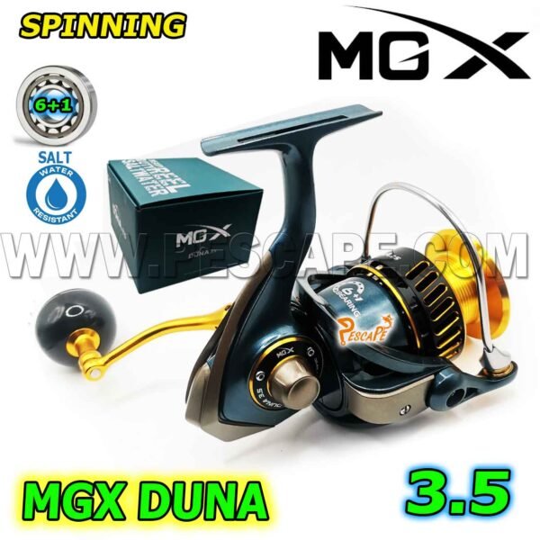 Carrete MGX Duna 3.5 Profesional Spinning Salt water 10KG | IND. PACK - Imagen 4
