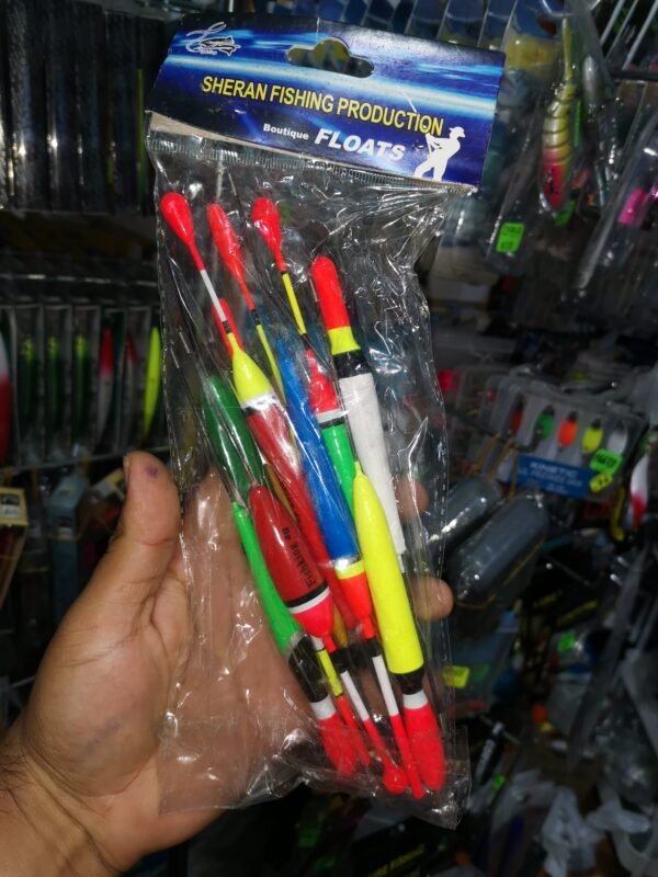 Set de flotadores Sheran boyas de pescar pejerrey truchas (10pcs) - Imagen 2