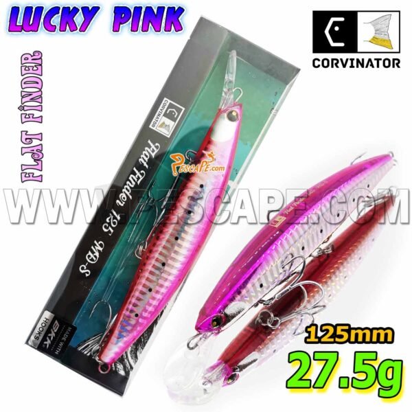 SEÑUELO CORVINATOR FLAT FINDER 125MD-S LUCKY PINK