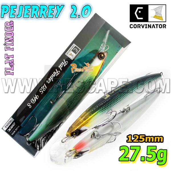 SEÑUELO CORVINATOR FLAT FINDER 125MD-S PEJERREY 2.0