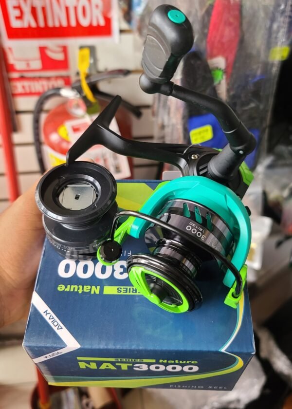Carrete Kaida NAT3000 Metal Spinning Reel PowerFul Laguna Ríos