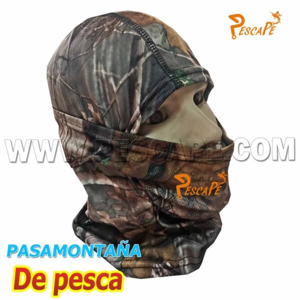 Pasamontañas táctico para pescar UV camuflaje Modelo45