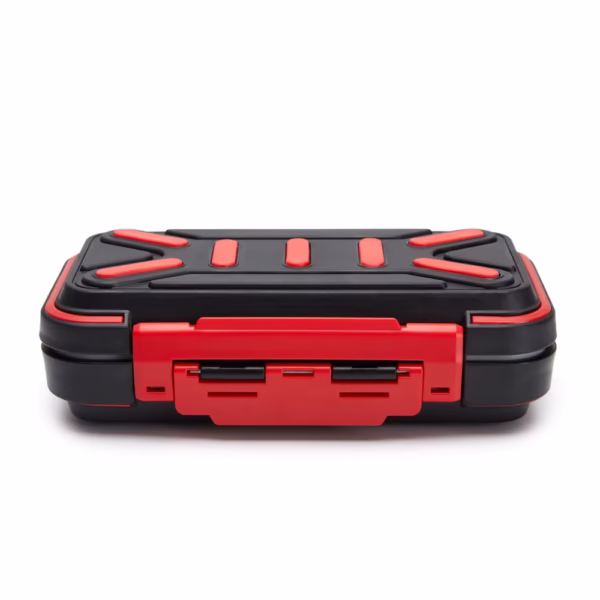 ESTUCHE de PESCAR Pequeño Organizador accesorios de pesca Black Red - Imagen 3