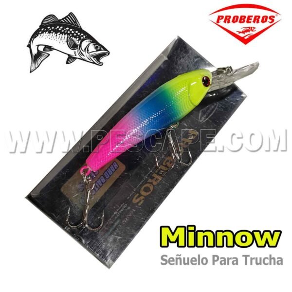 Señuelo para trucha PROBEROS Hard Baits Pro Color7