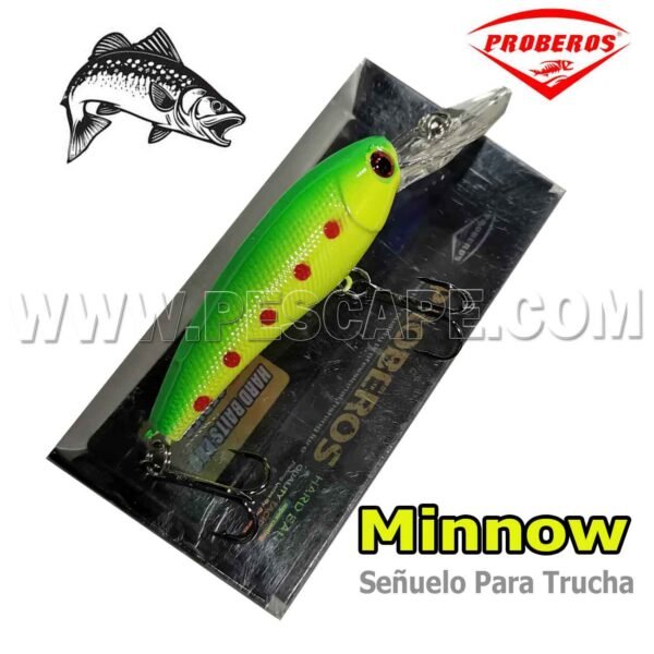 Señuelo para trucha PROBEROS Hard Baits Pro Color8