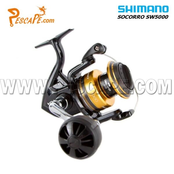 Carrete Shimano SOCORRO SW5000 Drag 10kg 4 S-RB+1 + Multifilamento + Lubricante