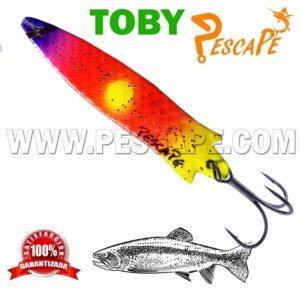 Cuchara Toby PescaPe® para truchas Lagunas Efectivos 14g ColorA