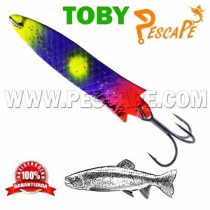 Cuchara Toby PescaPe® para truchas Lagunas Efectivos 14g ColorC