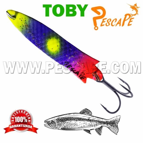 Cuchara Toby PescaPe® para truchas Lagunas Efectivos 14g ColorC